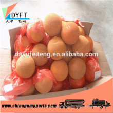 concrete pump orange natural dn125 china supplier the concrete pump accessories - cleanning ball